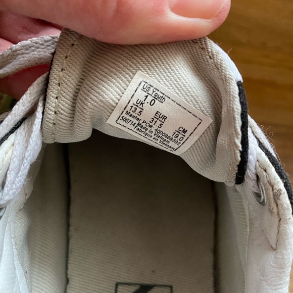 Vans Checkered Green Old Skool Style Van Size 1 Boys Unisex - Picture 6 of 7